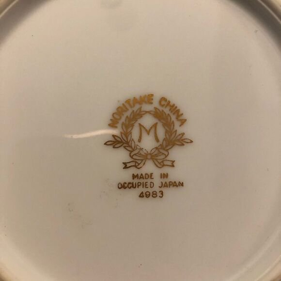 Noritake Goldcroft Occupied Japan Soup Bowls - Picture 7 of 7